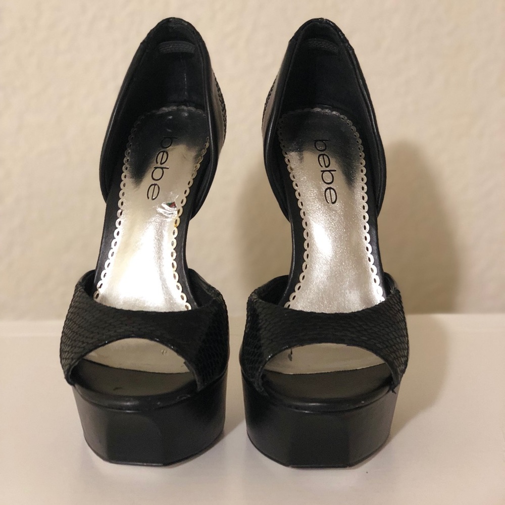 COPY - Bebe Sz 5 Black Stilletos
